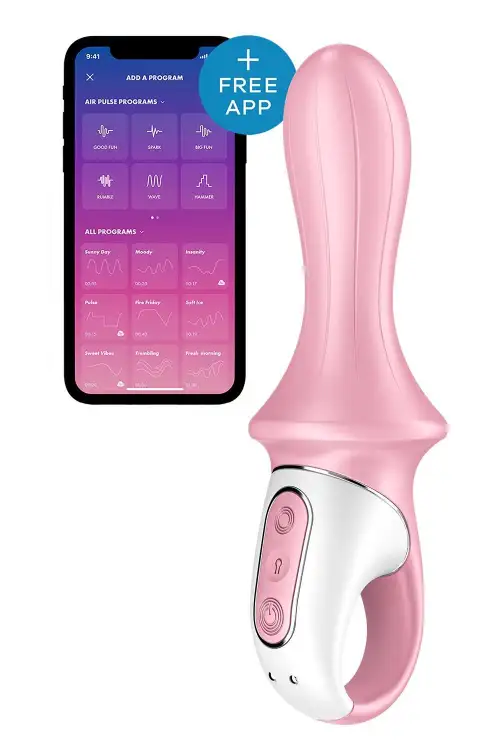 Анальный смарт-вибратор Satisfyer Air Pump Booty 5+, надувается photo 1