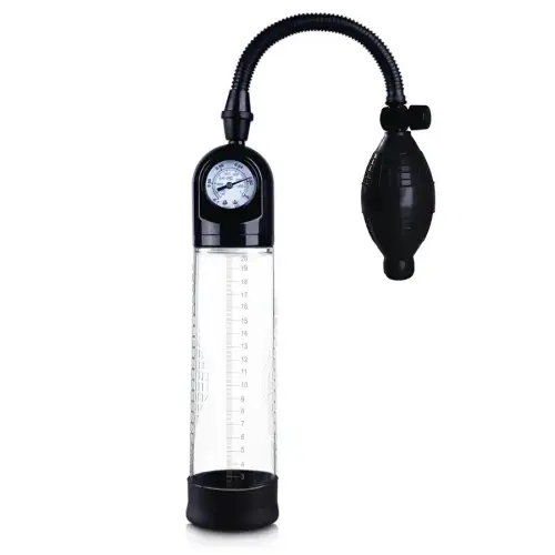 Вакуумная помпа Men Powerup со стрелочным манометром и ручной «грушей» photo 1