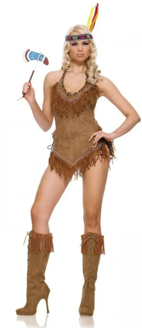Костюм индейца INDIAN GIRL MED-LGE photo 1