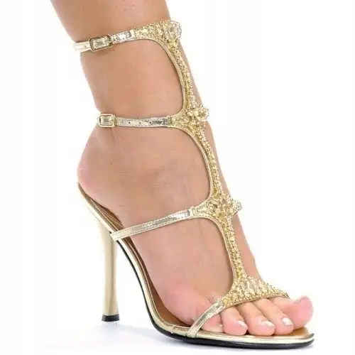 Женские босоножки со стразами photo 1