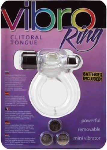 Кольцо вибрирующее Vibro Ring Clitoral Tongue