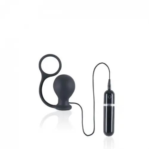 Анальная пробка 3.5 Silicone Round Butt Plug 8х4 см. photo 1