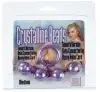 Анальные шарики CRYSTALLINE BEADS PURPLE MEDIUM photo 3