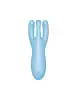 Клиторальный смарт вибратор Satisfyer Threesome 4 Blue с тремя пальчиками photo 2