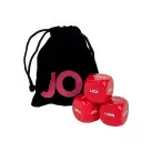 Набор для двоих «Малиновый рай»: 3 вкусовые смазки System JO, вибропуля, кубик с позами для секса photo 4