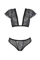 Комплект Passion LEAFA BIKINI black S/M - ECO Passion photo 3