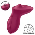 Вибратор для клитора с жемчужной стимуляцией Satisfyer Exciterrr Berry, 2 независимых мотора photo 1