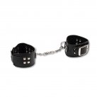 Широкие наручники с карабинами и цепочкой photo 1