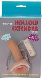 Страпон STRAP-ON HOLLOW EXTENDER WITH VIBRATION photo 5