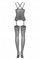 Комбинезон-сетка Obsessive F206  (Черный, S/M/L) photo 4