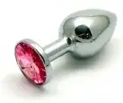 Анальная пробка SWAROVSKI RED S photo 1
