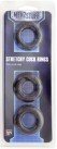 Набор колец MENZSTUFF STRETCHY COCK RINGS, серый photo 2