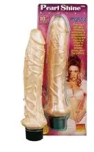 Вибратор латексный PEARL SHINE FLESH (25 см) photo 3