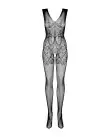 Бодистокинг Obsessive Bodystocking F234 S/M/L, абстрактный рисунок, глубокое декольте photo 5