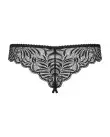 Кружевные танга с доступом Obsessive Contica crothchles thong S/M, черные photo 4