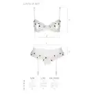 Сексуальный комплект с поясом для чулок LOVELIA SET white L/XL - Passion photo 7