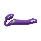 Безремневой страпон с вибрацией Strap-On-Me Vibrating Violet XL, диаметр 4,5см, пульт ДУ, регулируем photo 4