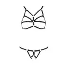 Комплект белья из стреп ARMANDA SET black S/M - Passion Exclusive photo 5