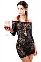 Платье сетка Anne Dales Black FETISH DINNER Black M/L photo 1