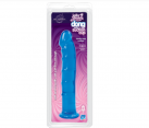 Фаллоимитатор Doc Johnson Jelly Jewels - Cock and Balls with Suction Cup - Blue photo 2