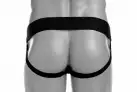 Tom of Finland Leather Jock Strap - трусы мужские photo 4