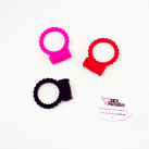 Ребристое эрекционное вибро-кольцо, 4,5 см photo 9