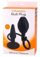 Seven Creations Inflatable Butt Plug S - надувная анальная пробка, маленькая, 12,5х7 см photo 2